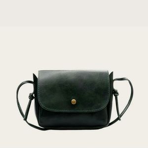 Minimalist flap crossbody bag